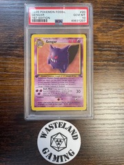 1999 Pokemon Fossil 20 Gengar 1st Edition PSA 10 49631207